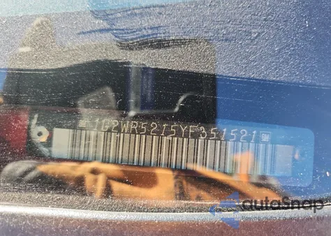 2000 Pontiac Grand Prix Gtp from USA, damaged, VIN 1G2WR5215YF351521